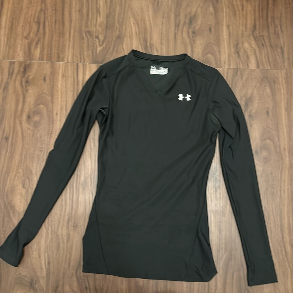 Under Armour black long sleeve compression top